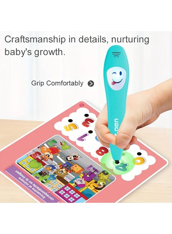 Spanish Learning Flashcards Electronic Smart Logic Sound Pen Book Gift - Image 2